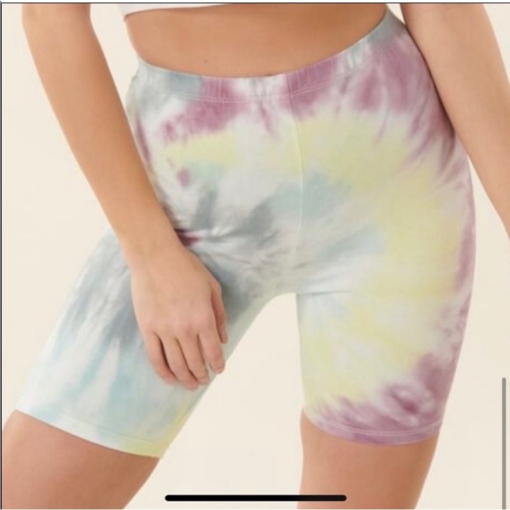 Tie dye Garage biker shorts Cotton Candy Pastel Cotton Shorts